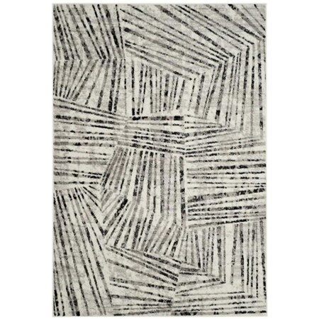 Safavieh 9 x 12 ft. ContemporarySkyler Power Loom Area Rug Grey & Ivory SKY191K-9